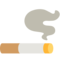 Cigarette emoji on Mozilla